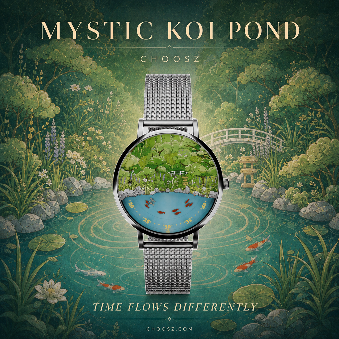 Mystic Koi Pond: A Unique Watch Where Time Comes Alive