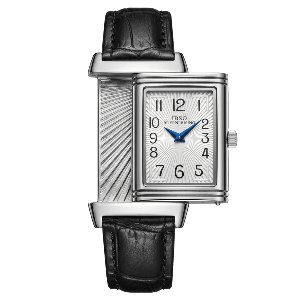 Solar Veil Art Deco sliding reversible watch front view
