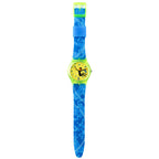Time Thief Starry Sky watch with blue constellation print strap
