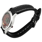 Nightshift Wraith ghost campsite watch side view with black strap