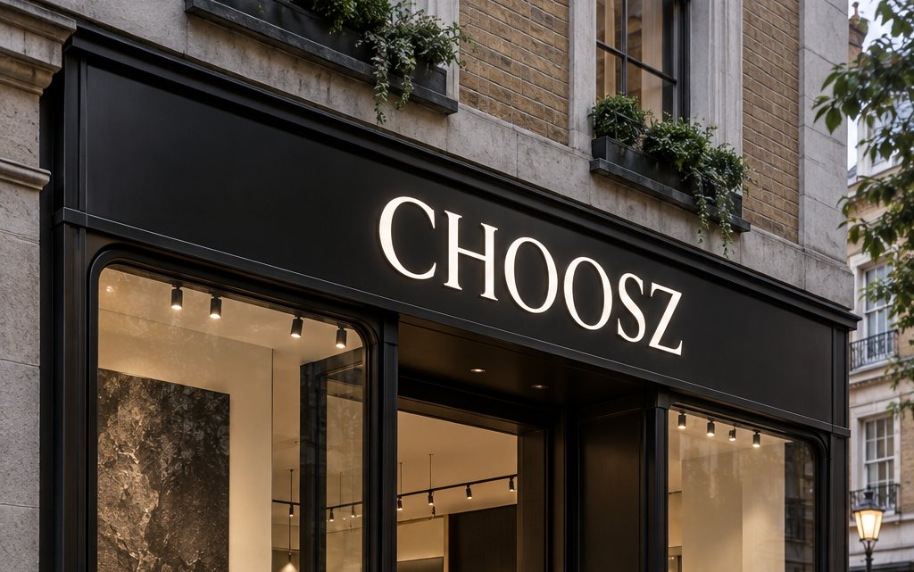CHOOSZ London storefront